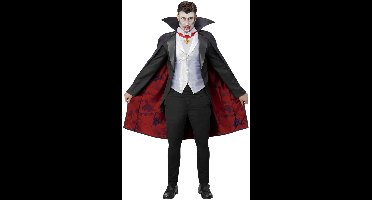 Smiffys - Universal Monsters Dracula Costume - M - Zwart