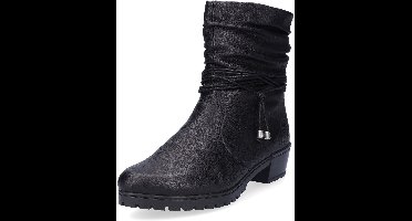 Rieker dames enkellaars zwart