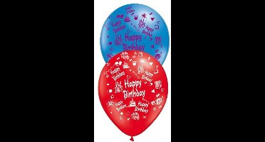 Daily Style – Ballonnen – Happy Birthday – 10 stuks – Feestdecoratie