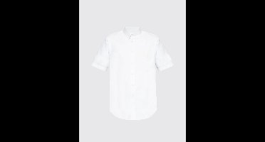 Short Sleeve Cotton Shirt - White