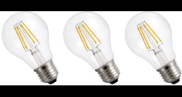 Spectrum LED Lamp E27 3.8W 230V - 806 Lumen - 6000K Koud wit - Helder daglicht - Energiezuinig - 3 stuks