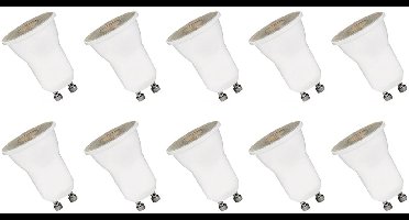 Spectrum LED Spot GU10 4W - 230V - 300 Lumen - 3000K Warm wit - Gezellig licht - Energiezuinig - 10 stuks