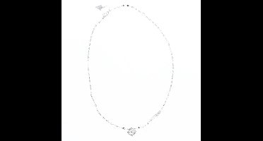 GUESS halsketting Tiny Dancer Element Necklace Rhodium zilverkleurig