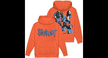 Slipknot Here Comes The Pain Heren Trui met capuchon - oranje - XL