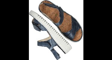 Waldlaufer -Dames - blauw donker - sandalen - maat 40