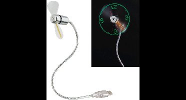 Hama USB-ventilator met tijdweergave