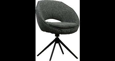 Eetkamerstoel Skye draaibaar - stof pressent Grijs