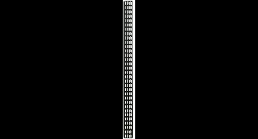 DSIT 32U verticale kabelgoot - 30cm breed