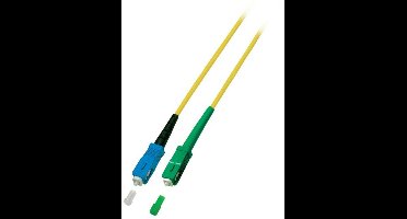 Danicom OS2 simplex glasvezel kabel SC/APC-SC 7m