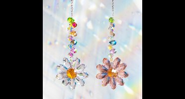 ByShane - Zonnevangers Kristallen Wind Chime voor Thuis Bruiloft Party Tuin Decoratie