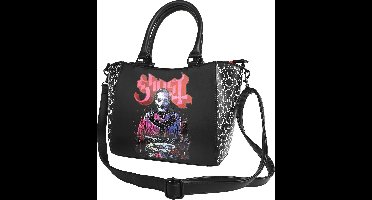 Ghost Papa Dames Handtas - zwart/wit/rood - Standard