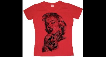 Marilyn Monroe Damen Got Attitude Girly T-Shirt SH-5-15183-H15-10 Red-L