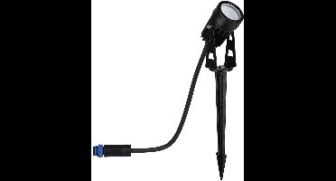 Plug & Shine LED-tuinspots Warm wit Losse spot IP65 3000K 2W Zwart