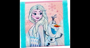 Disney Frozen II Connected By Nature Portemonnee - 10 x 10 x 1 cm - Blauw