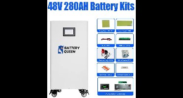 48V Batterijkit Behuizing – Energieopslag – Zonne-energie Accu – Doe-Het-Zelf Batterij – 280AH Tot 320AH – LiFePO4 Veilig – LCD Display