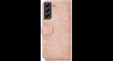 Mobilize Telefoonhoesje geschikt voor Samsung Galaxy A33 Hoesje | Mobilize Elite Gelly Bookcase Portemonnee | Pasjeshouder voor 3 Pasjes | Telefoonhoesje voor Pinpas / OV Kaart / Rijbewijs - Soft Pink | Roze
