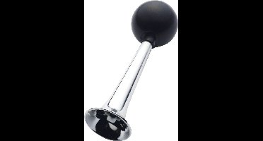 Smiffys - Honk Honk Clown Horn Kostuum Accessoire - Zilverkleurig/Zwart