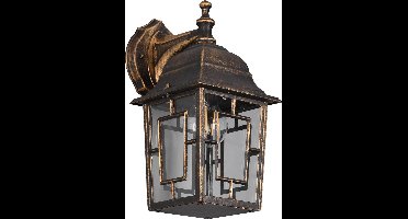 LED Tuinverlichting - Buitenlamp - Torna Torno - E27 Fitting - 1 Lichtpunt - Spatwaterdicht IP44 - Brons - Alumunium