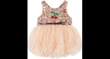 Konges Sløjd Minnu jurk - Gold Blush - Maat 3 jaar