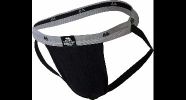 MM Sports The Original Swimmer/Jogger Jockstrap 1 inch Black - MAAT M - Heren Ondergoed - Jockstrap voor Man - Mannen Jock