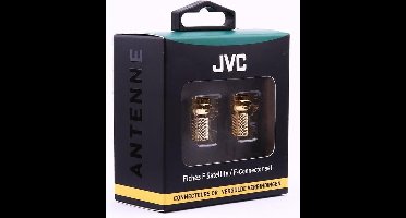 JVC antennekabel SATELLITE COAXIAL ADAPTOR MALE/FEMALE X 2 + PROTEC