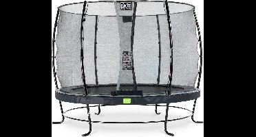 EXIT Elegant Trampoline ø305cm - met Veiligheidsnet - Rond - Voor Kinderen - Zwart