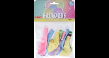 Free And Easy Ballonnen Macaron 25 Cm Latex 10 Stuks