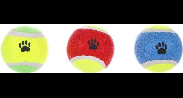 Flamingo Tennisbal - Hondenspeelgoed - 6.5 cm - Geel