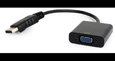 DisplayPort naar VGA adapterkabel zwart 15 cm