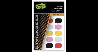 Fox Carp Edges Foam Barrels | Mixed Colours 12.00