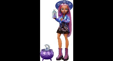 Moonspell Magic van Monster High - Layla Stone modepop - Crystal Witch met accessoires