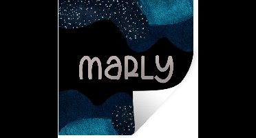 Muurstickers - Sticker Folie - Marly - Pastel - Meisje - 30x30 cm - Plakfolie - Muurstickers Kinderkamer - Zelfklevend Behang - Zelfklevend behangpapier - Stickerfolie