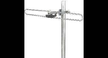 Nedis DAB+-Antenne voor Buiten - Passief - Ontvangstbereik: 0-50 km - Versterking: 4 dB - Aluminium