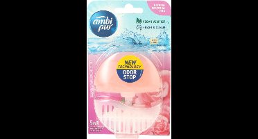 12x Ambi Pur Toiletblok Starterkit 5in1 Wild Rose & Pink Grapefruit