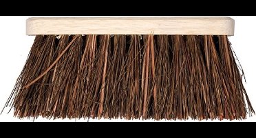 Talen Tools - Bezem - Natuurvezel - Bruin - 28 cm - Zonder steel