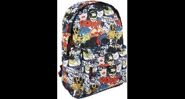 DC Universe - Batman - Rugzak jongens - Cartoon/Blauw - Hoogte 40cm