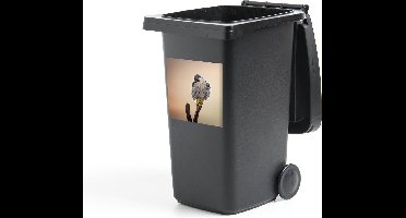 Container sticker Valk - Tak - Roofvogel - 40x40 cm - Kliko sticker