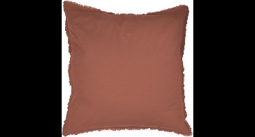 Matt & Rose Set Kussenslopen Terracotta - 65 x 65 cm - Gewassen Katoen