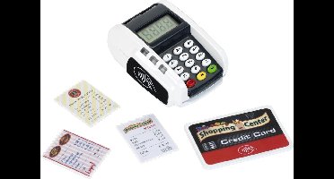 Klein Toys speelgoedkassa verkooppuntterminal - incl. licht - incl. geluid - wit - zwart