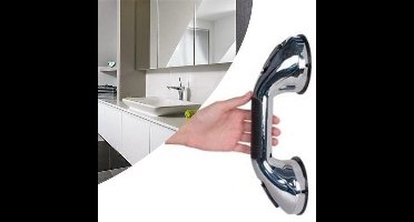 Een ideale badkamer hulpmiddel – veiligheids handvat zilver