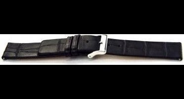 Horlogeband I145 Croco Zwart 24x24 mm