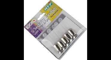 EXXO-HFP #92557 - 60*90mm Security Badges -  160 Pak @5 Stuks