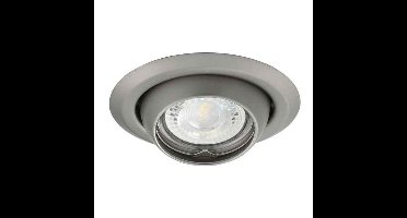 Kanlux ARGUS CT Inbouwspot Rond Chroom Geborsteld Kantelbaar