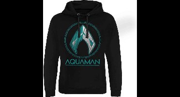 DC Comics Aquaman Hoodie/trui -S- Distressed Shield Zwart