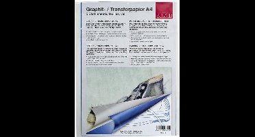 Grafietpapier blauw A4 5 vellen