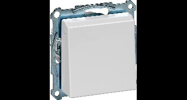 Merten system M wandcontactdoos | met randaarde | klapdeksel | inbouw | wit