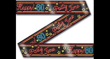 Paper Dreams Party Tape Happy 60 Neon 12 Meter