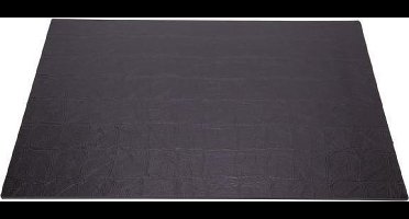 Placemat Lederlook Zwart 43x30cm