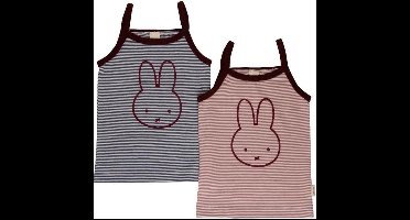 Nijntje singlet 2 stuks blauw roze