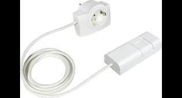Ehmann 2160c0709 Snoerdimmer Geschikt voor lampen: LED-lamp, Spaarlamp, Halogeenlamp, Gloeilamp Wit